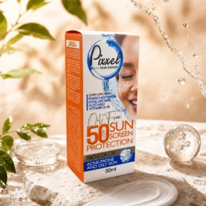 کرم ضد آفتاب بدون رنگ SPF 50 پیکسل