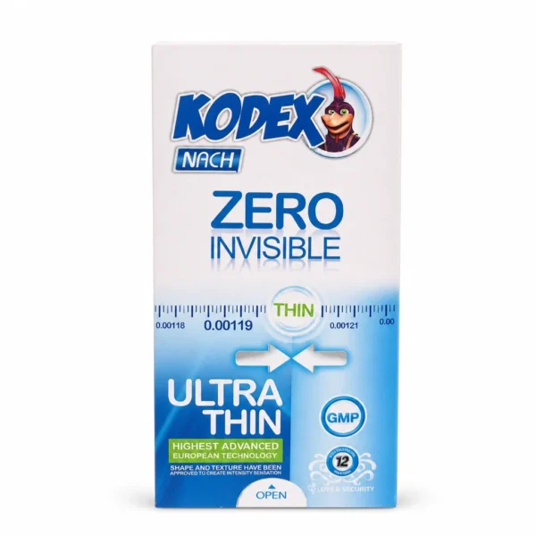 کاندوم بسیار نازک کدکس مدل Zero Invisible