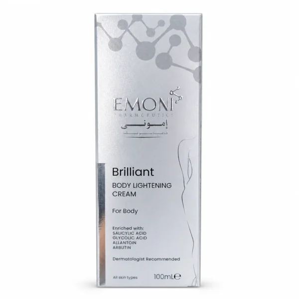کرم روشن کننده پوست بدن امونی 100 میلی لیتر، Emoni Body Lightening Cream 100 ml