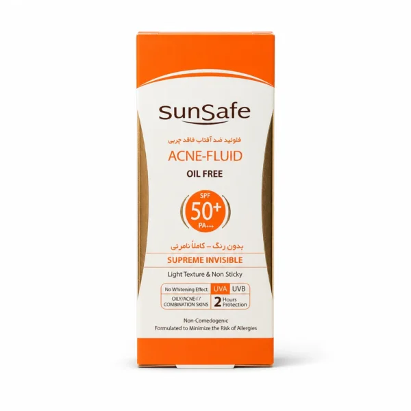 فلوئید ضد آفتاب فاقد چربی سان سیف SPF 50+