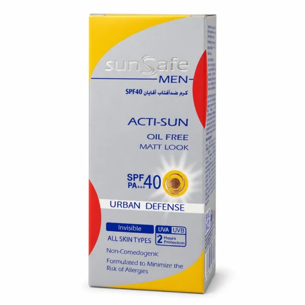 کرم ضدآفتاب آقایان SPF40 سان سیف
