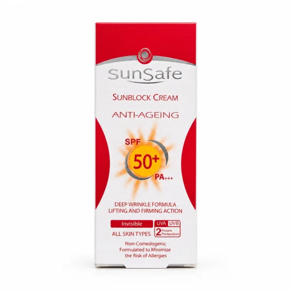 کرم ضد آفتاب ضد چروک سان سیف SPF 50+