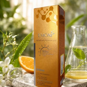 کرم ضد آفتاب SPF 50 رنگی مناسب پوست دارای لک امونی