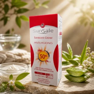 کرم ضد آفتاب ضد چروک سان سیف SPF 50+
