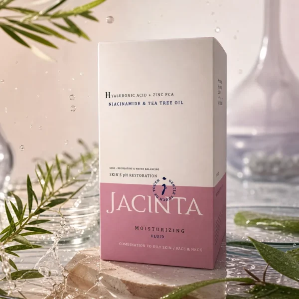 فلوئید مرطوب کننده ژاکینتا مناسب پوست چرب و مستعد آکنه Jacinta Moisturizing Fluid For Oily And Acne Prone Skin
