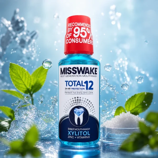 دهانشویه روزانه Misswake Total 12