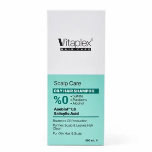 شامپو فاقد سولفات مناسب مو و پوست سر چرب ویتاپلکس 500 میلی لیترVitaplex Oily Hair Shampool