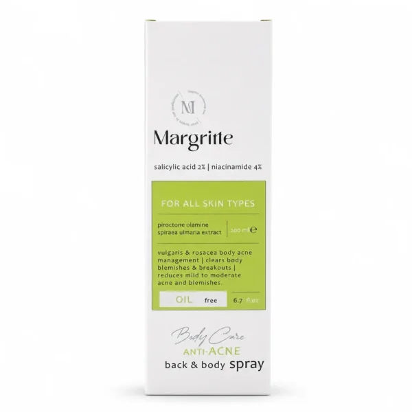 اسپری ضد جوش بدن مارگریت 200 میلی لیتر Margritte Anti Acne Body Spray 200 ml