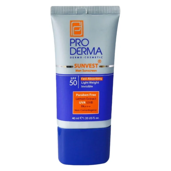کرم ضد آفتاب فاقد چربی آقایان SPF50 پرودرما