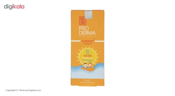 کرم ضد آفتاب کودکان SPF 35 پرودرما